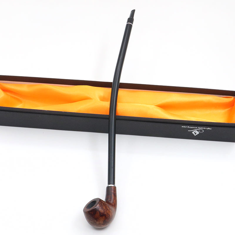 Smoker Box Wood Chip - Classical Wood Long Cigarette Holder Exquisite