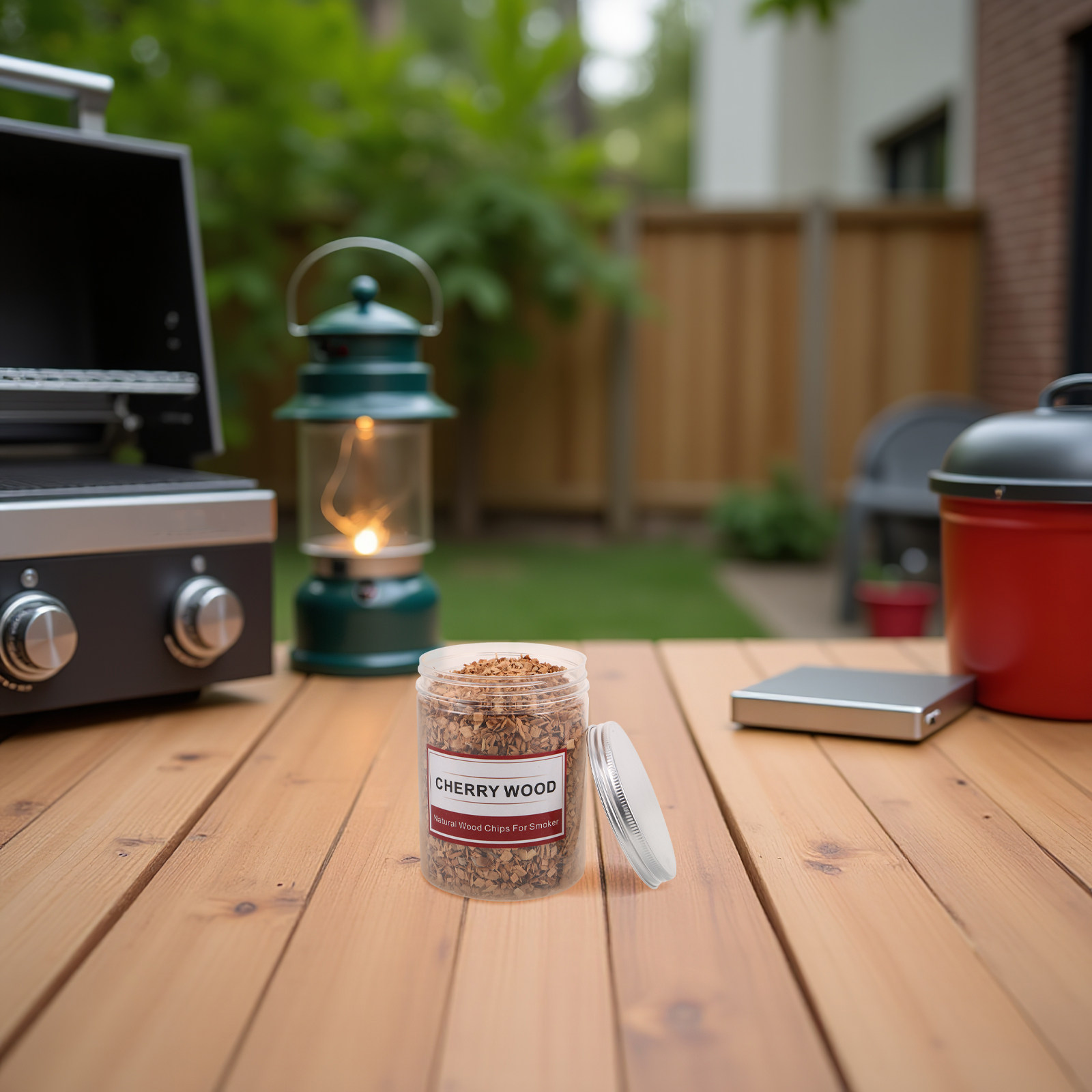 Smoker Box Wood Chip - 1 Box Cherry Smoking Wood Chips