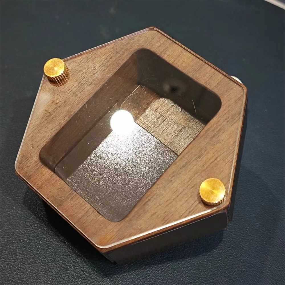 Personality Wooden hexagon Lig - Smoker Box Wood Chip review and price
