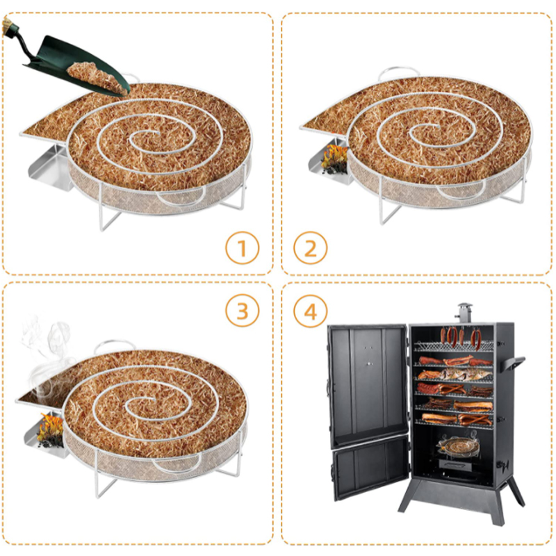 Cold Smoke Generator BBQ Acces - Smoker Box Wood Chip review and price