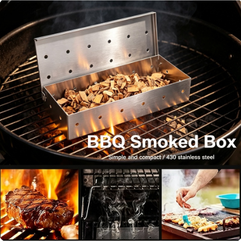 Stainless Steel Smoker Box for - Smoker Box Wood Chip review and price