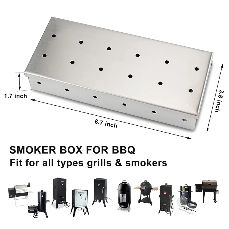 Stainless Steel Smoker Box for - Smoker Box Wood Chip review and price