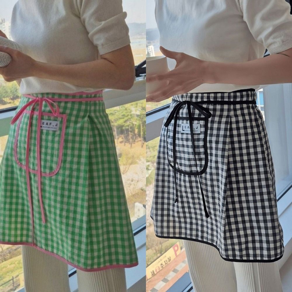 New Cotton Half Waist Apron St - Home Cooking Work review and price