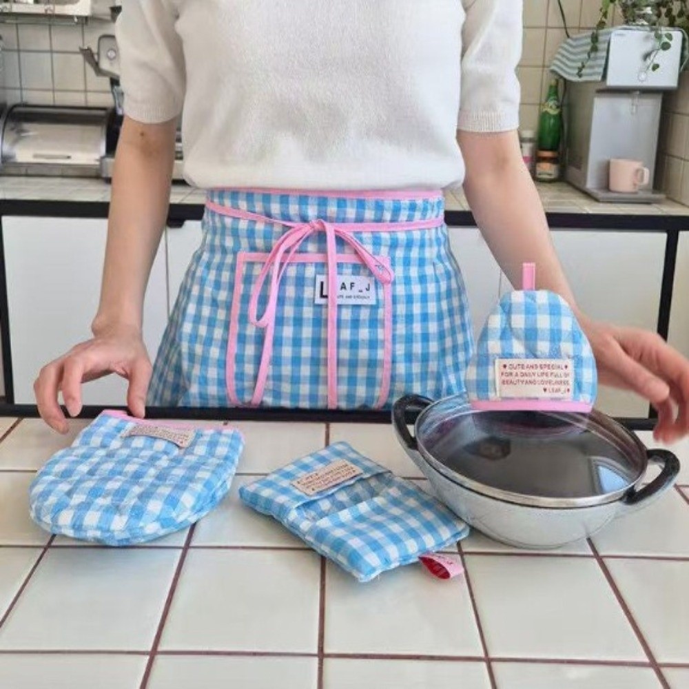 New Cotton Half Waist Apron St - Home Cooking Work review and price